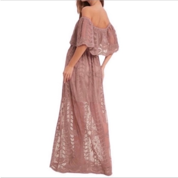 WISHLIST Lace Maxi Dress S - Picture 2 of 9